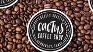 Cactus Coffee Custom Circle Stickers