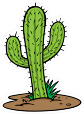 Cactus Tree Sticker