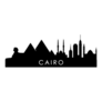 Cairo Skyline Silhouette Sticker