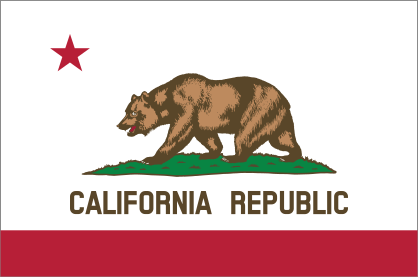 California Ca State Flag Sticker