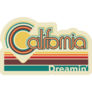 California Dreamin Retro Sticker
