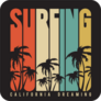 California Dreaming Surfing Sticker