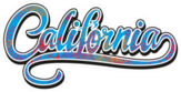 California Flower And Palm Sticker