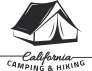 California Hiking Camping Stickers