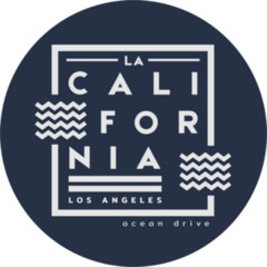 California, Los Angeles Circle Sticker