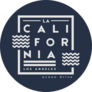 California, Los Angeles Circle Sticker