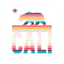 California Rainbow Sticker