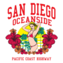 California San Diego Oceanside Bikini GIrl Sticker