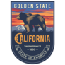 California State Emblem with Bear Sticker