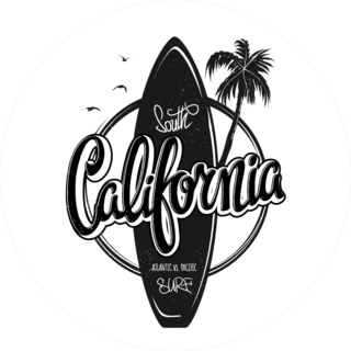 California Surfing Sticker