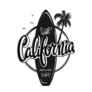 California Surfing Sticker