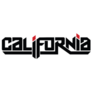 California Typography Sticker
