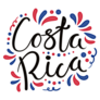Calligraphic Costa Rica Sticker