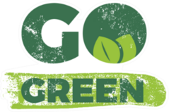 Calligraphy Go Green Sticker