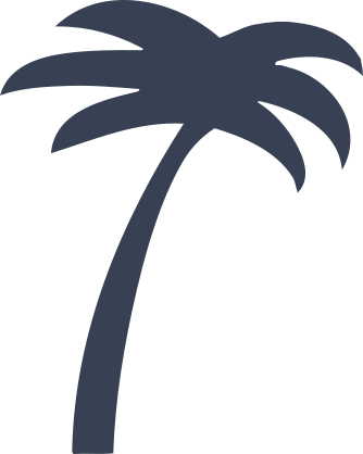 Calm Palm Tree Sticker