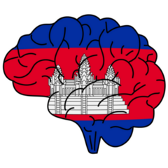 Cambodia Brain Sticker
