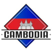 Cambodia Flag Logo Sticker