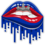 Cambodia Glossy Lips Sticker