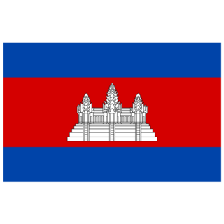 Cambodia National Flag Sticker