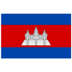 Cambodia National Flag Sticker