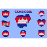 Cambodia Sticker Sheet