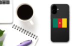 Cameroon Flag Sticker on a Phone (New) example