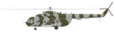Camouflaged Military Helicopter Sticker