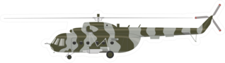 Camouflaged Military Helicopter Sticker