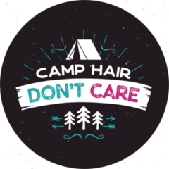 Camp Hair Dont Care Sticker