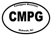 Campgaw Mountain Oval Sticker