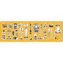 Camping Backpacking Sticker Sheet 