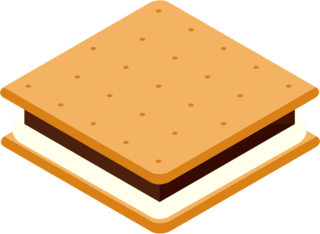 Camping Smore Sticker