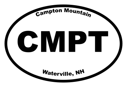 Campton Mountain Oval Sticker