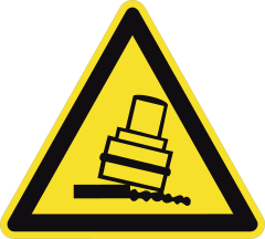 Can Tip Over When Moving Sign Sticker