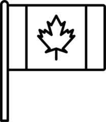 Canada Flag Icon Sticker