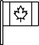 Canada Flag Icon Sticker