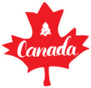 Canada Hand Drawn Maple Leaf Sticker