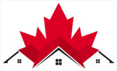 Canada Home Roof Sticker
