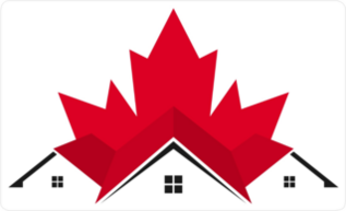 Canada Home Roof Sticker