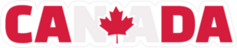 Canada Text With Flag Sticker