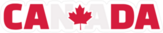 Canada Text With Flag Sticker