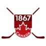 Canadian Confederation Badge with Hockey Stickers Sticker