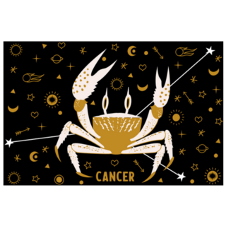 Cancer Horoscope And Astrology Crab Sticker