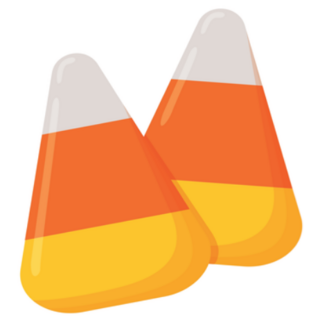 Cand Corn Cartoon Sticker