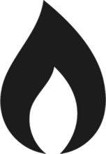 Candle Flame Fire Sticker