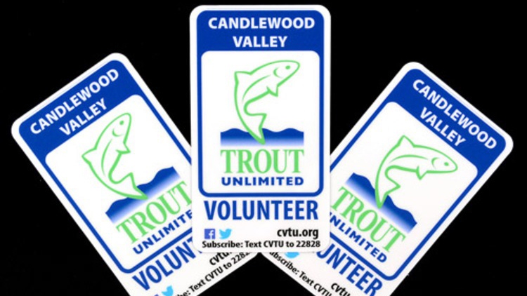 Candlewood Valley Trout Unlimited Custom Rectangle Stickers