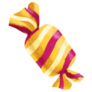 Candy Wrapper Colorful Stripe Sticker