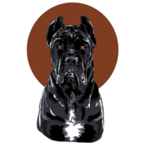 Cane Corso Brown Sticker