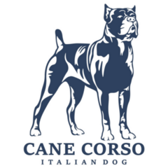 Cane Corso Dog Blue Sticker