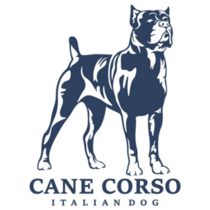 Cane Corso Dog Blue Sticker